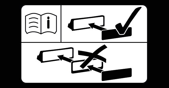 General notes - Mounting the licence plate onto the front licence plate bracket