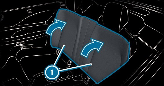Pakiruumi pikendamise võimalus läbi tagaistme (EASY-PACK Quickfold) - Tagaistme seljatoe tagasipööramine