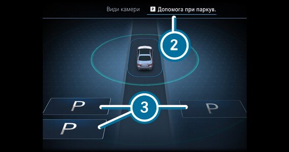Активна система допомоги під час паркування - Паркування за допомогою активної системи допомоги під час паркування