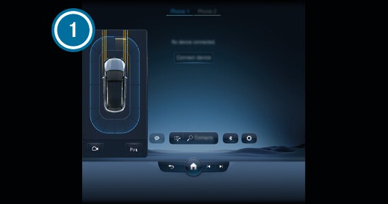 Система допомоги при паркуванні PARKTRONIC - Функціонування системи допомоги під час паркування PARKTRONIC