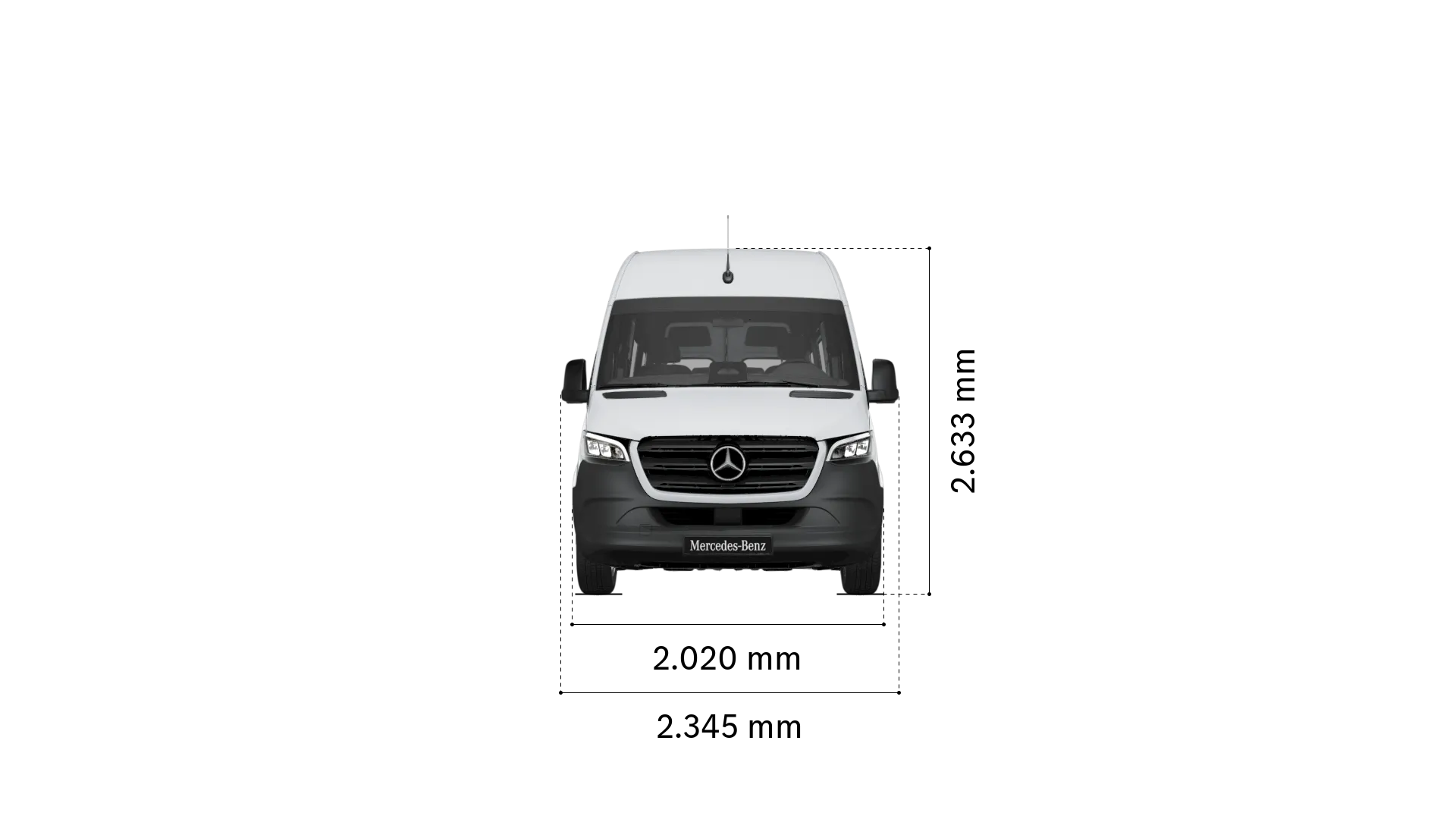 Mercedes-Benz sprinter tourer: breedte en hoogte