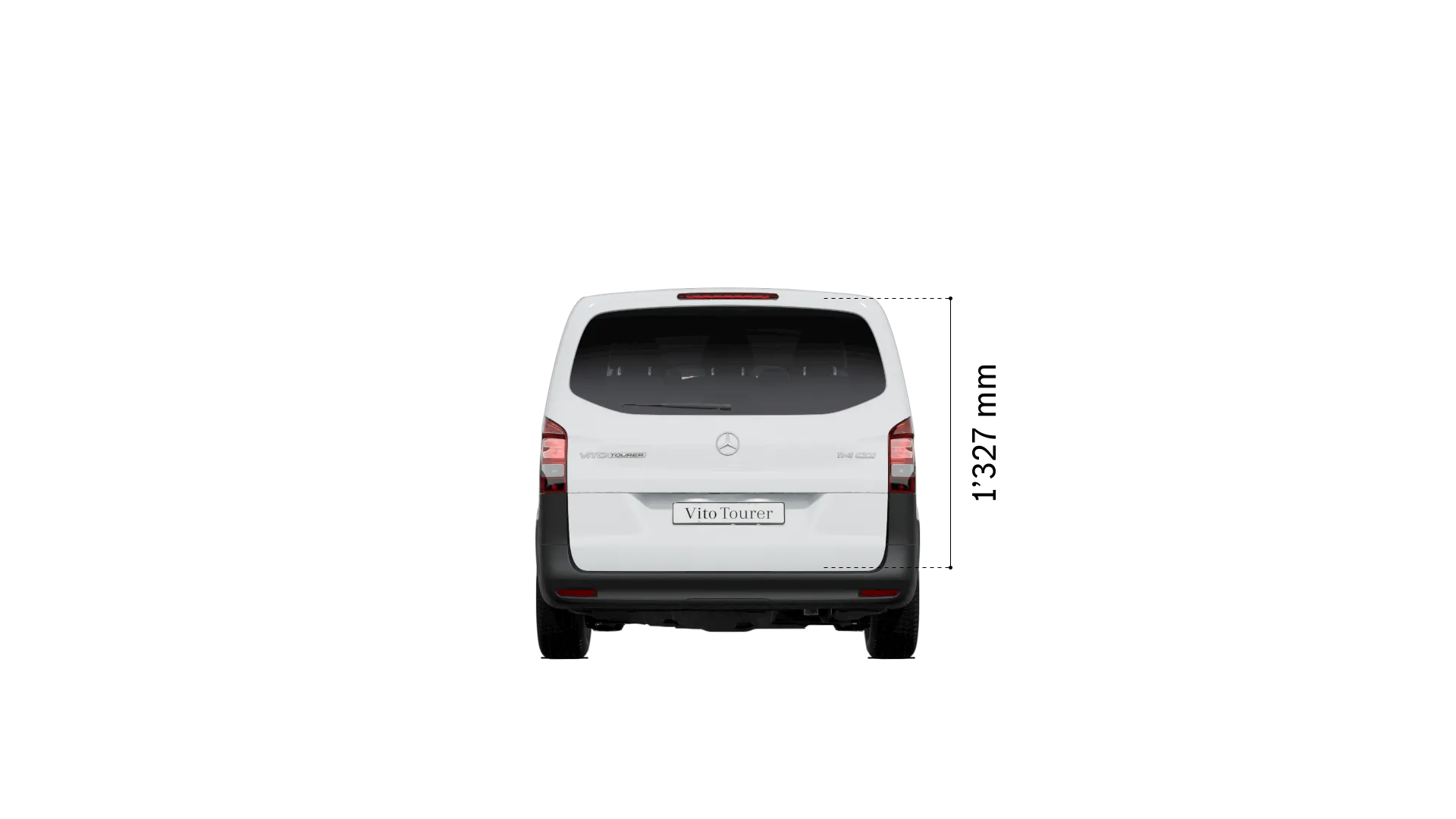 Mercedes-Benz vito tourer: Altezza vano di carico