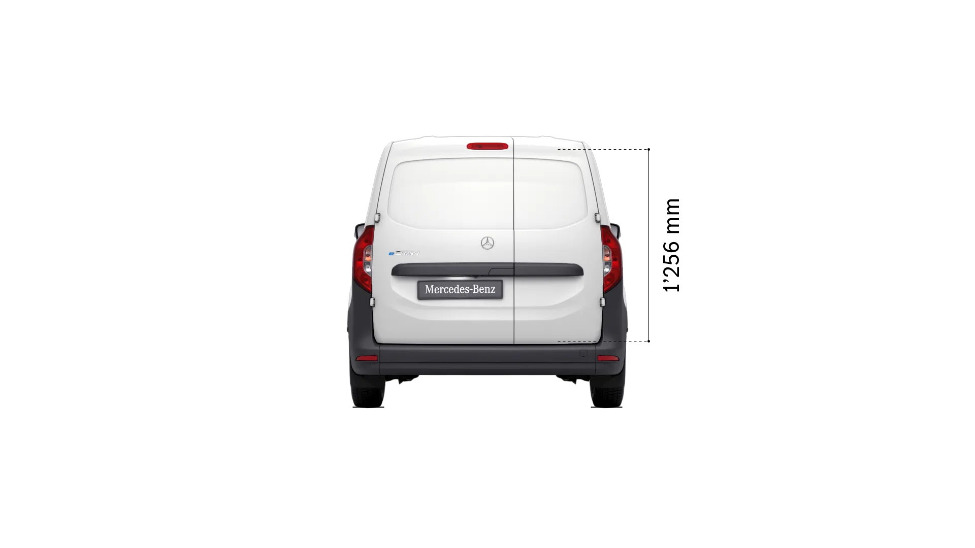 Mercedes-Benz ecitan furgone: Altezza vano di carico