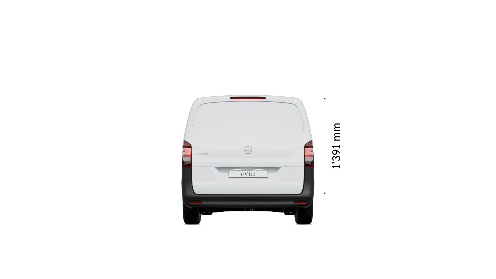 Mercedes-Benz evito furgone: Altezza vano di carico