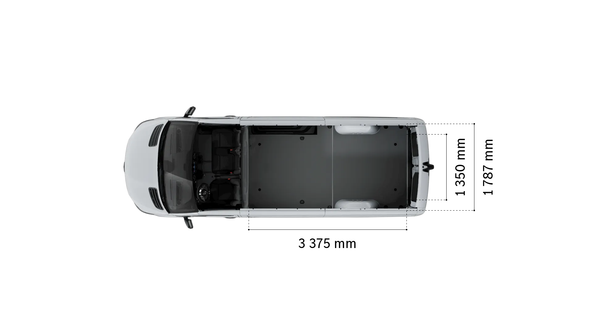 Mercedes-Benz sprinter skříňová dodávka: šířka a délka ložného prostoru