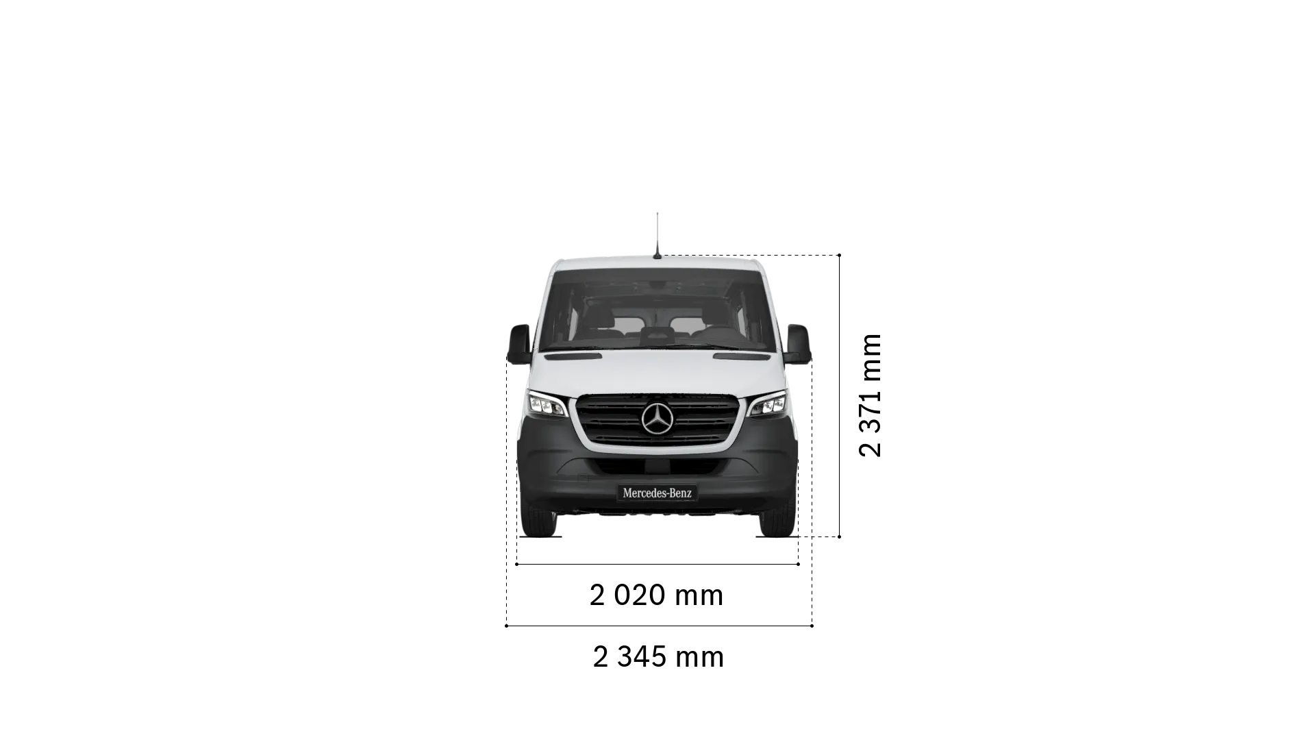 Mercedes-Benz sprinter tourer: šířka a výška