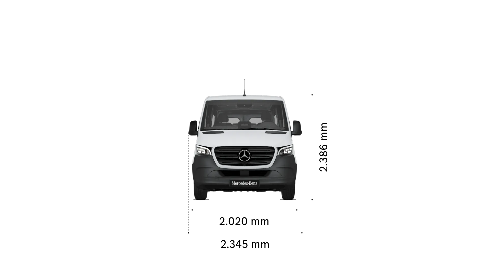 Mercedes-Benz sprinter tourer: Breite und Höhe