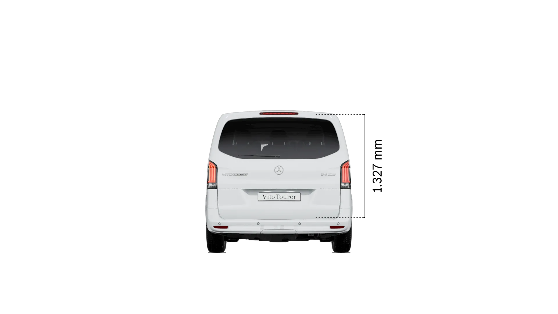 Mercedes-Benz vito tourer: Lastrumshøjde