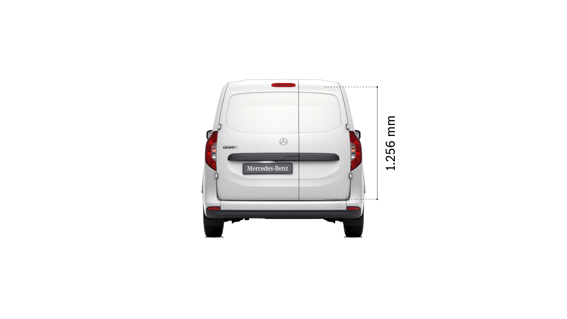 Mercedes-Benz citan kassevogn: Lastrumshøjde