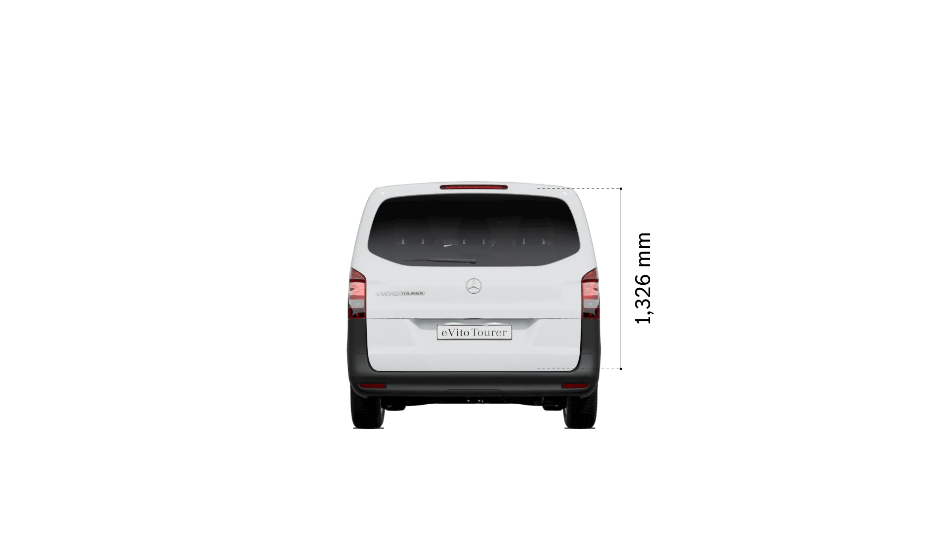 Mercedes-Benz evito tourer: loading space height