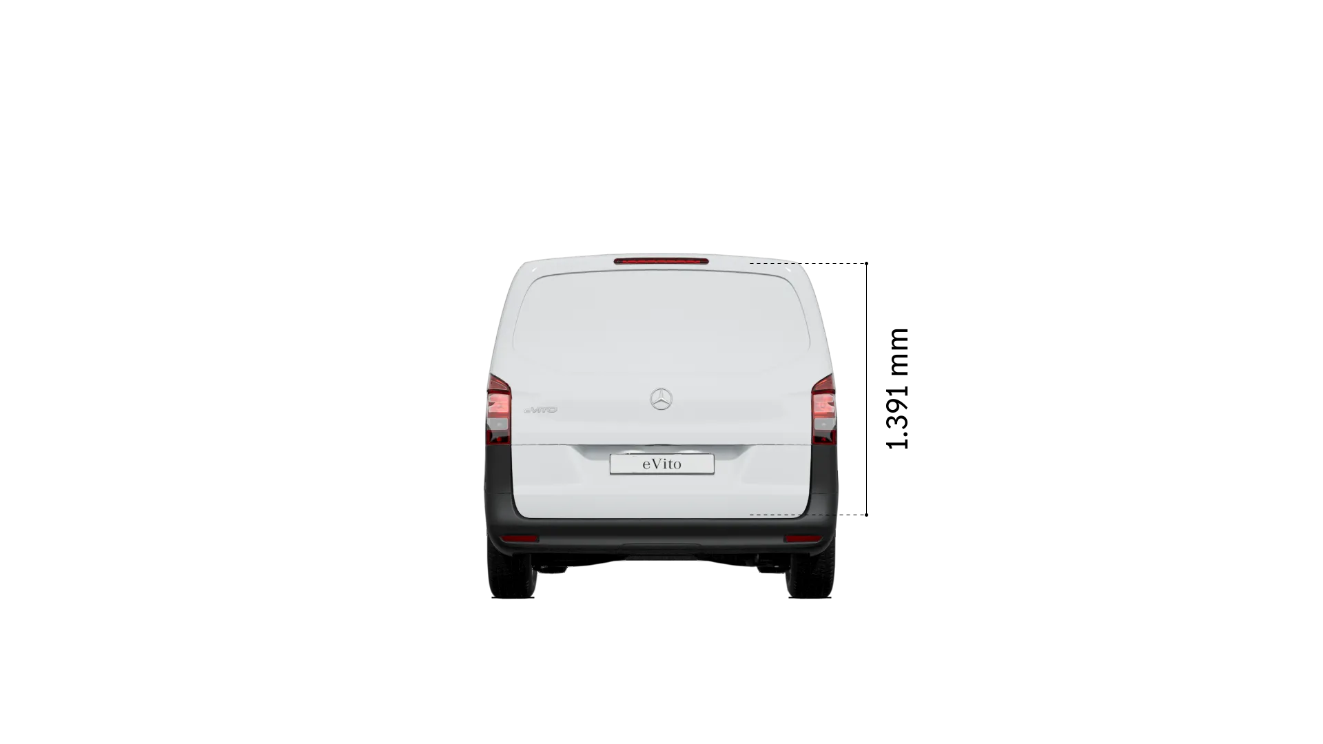 Mercedes-Benz evito furgone: Altezza vano di carico