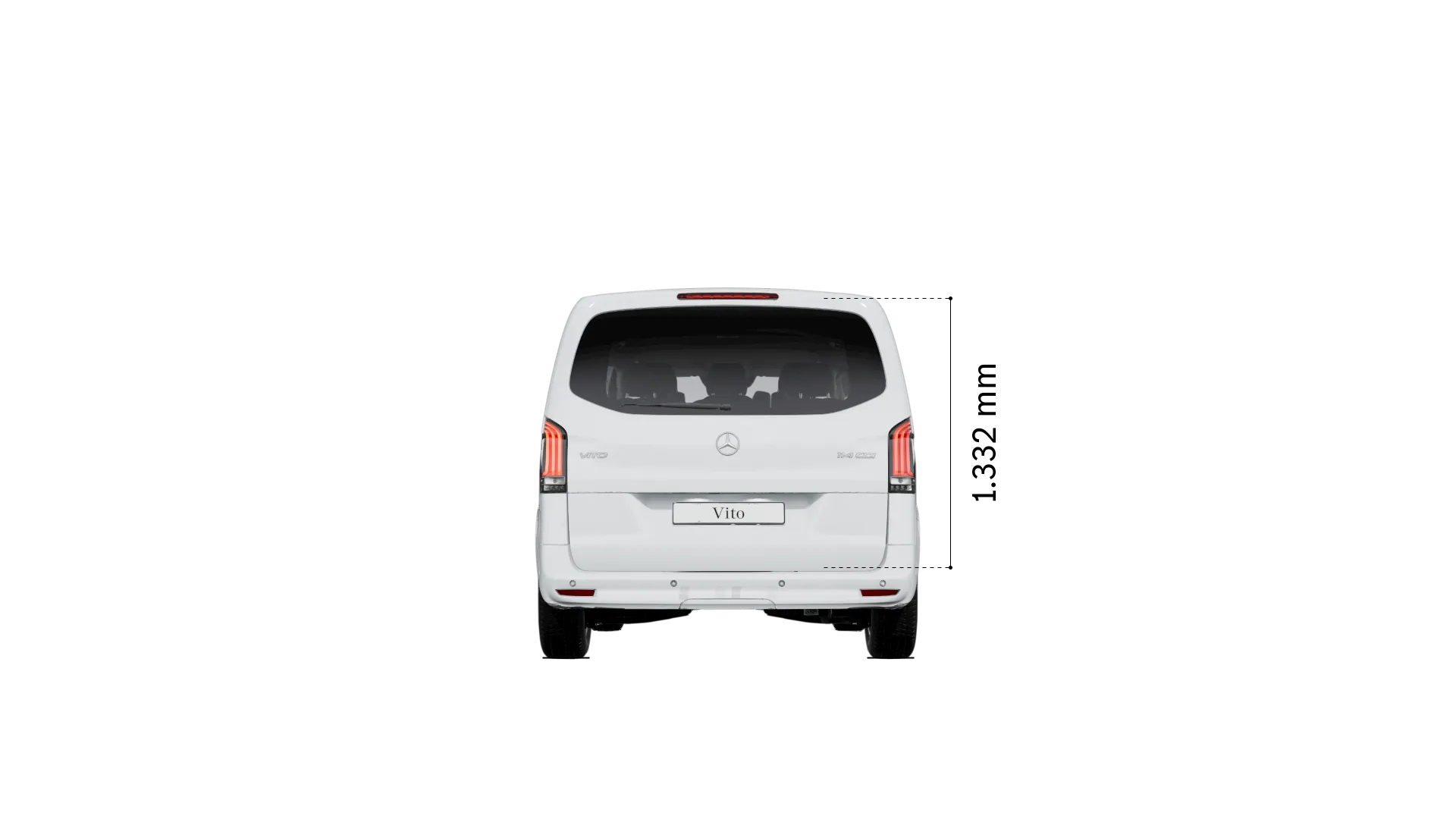Mercedes-Benz vito mixto: Altezza vano di carico