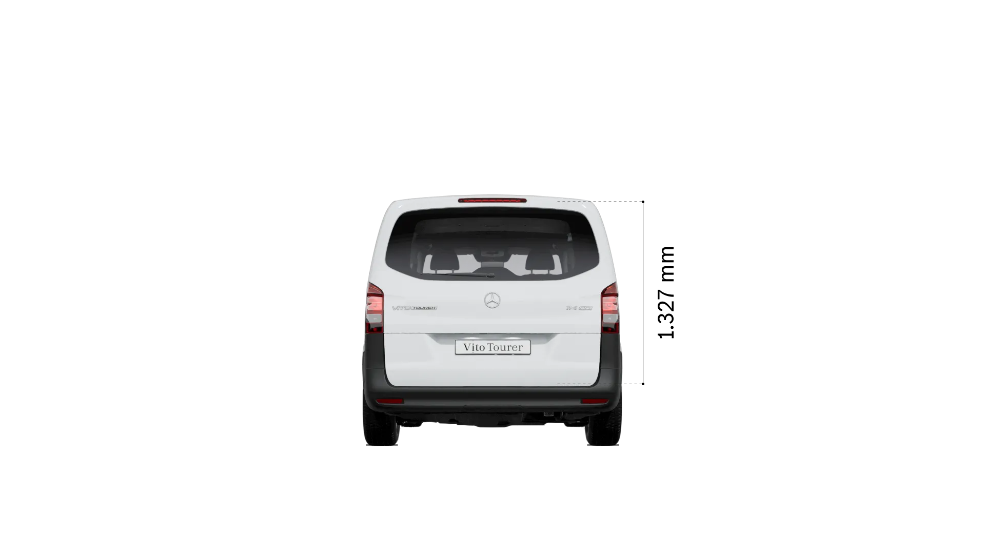 Mercedes-Benz vito tourer: Altezza vano di carico