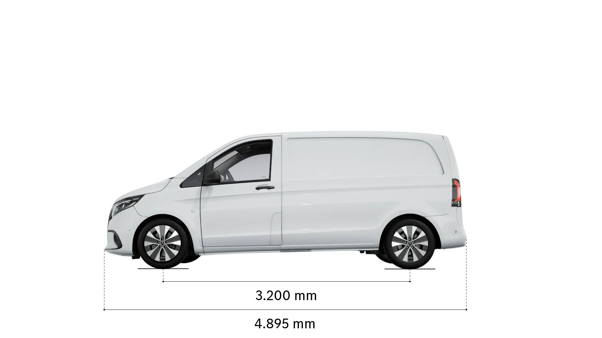 Mercedes-Benz vito furgone: passo e lunghezza