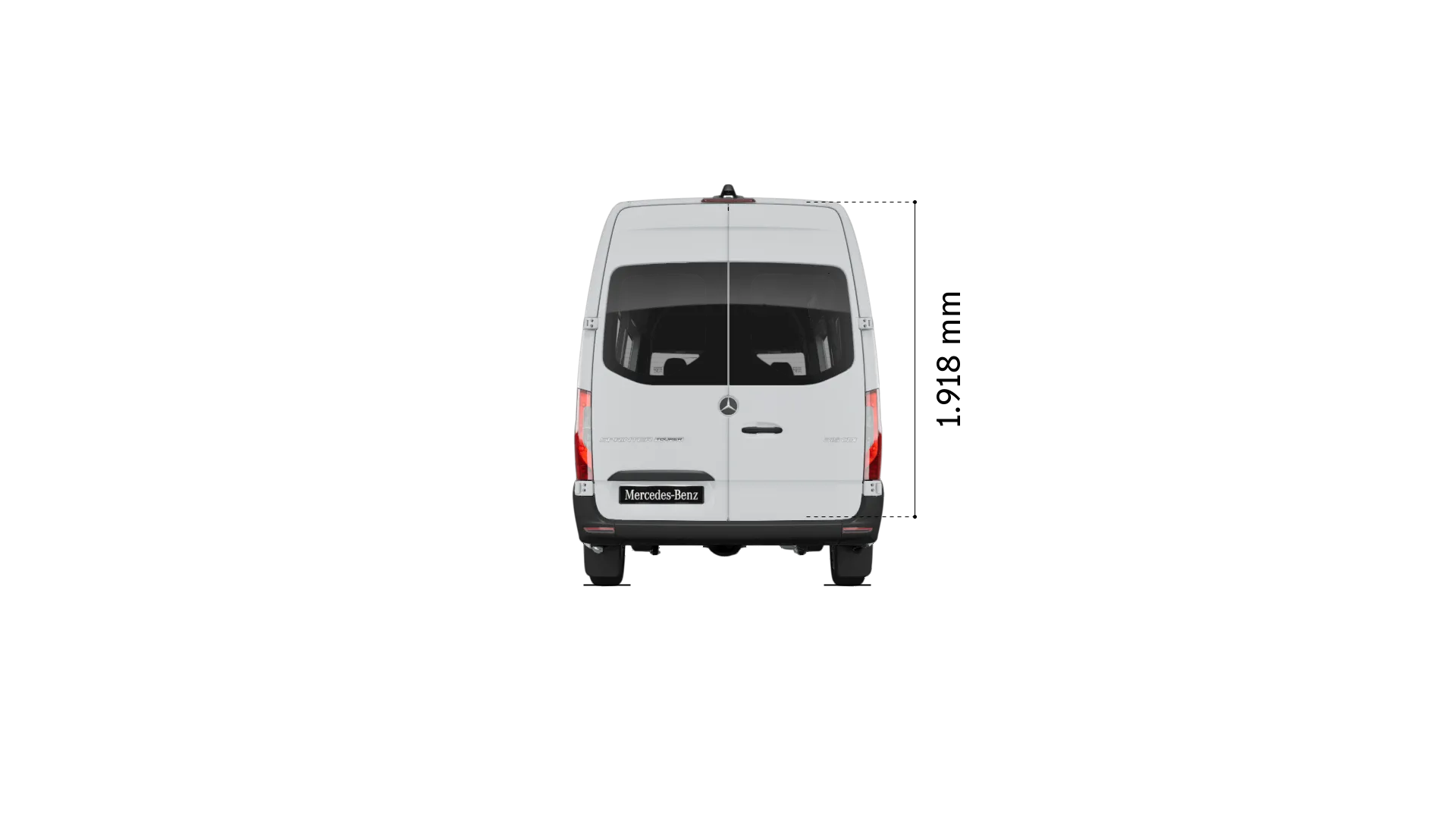 Mercedes-Benz sprinter tourer: Altezza vano di carico