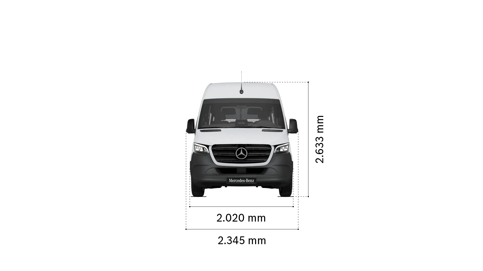 Mercedes-Benz sprinter tourer: larghezza e altezza