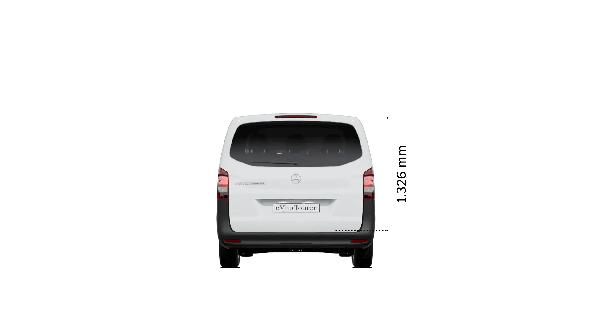 Mercedes-Benz evito tourer: Hoogte laadruimte