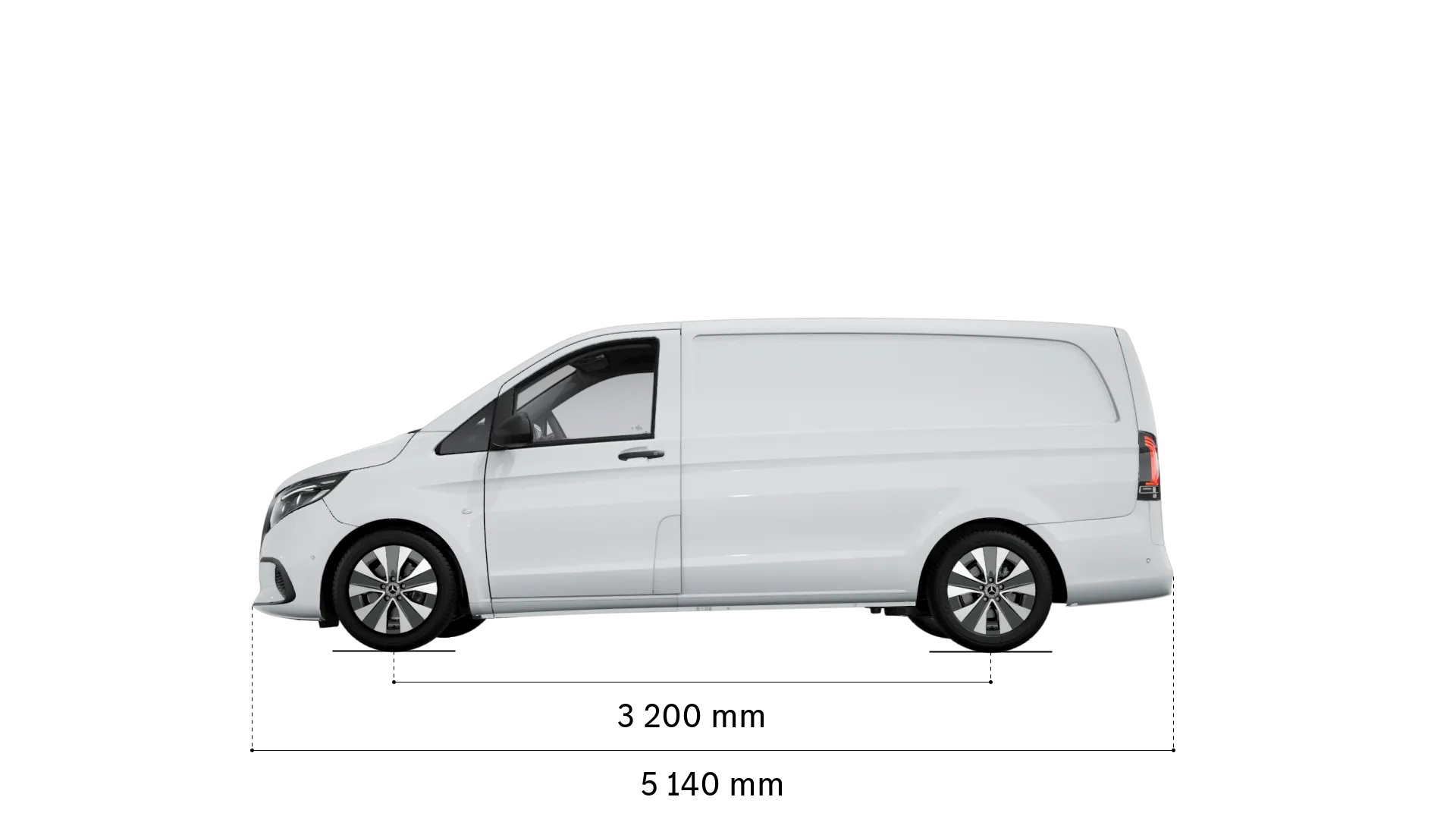 Mercedes-Benz vito samochód dostawczy: rozstaw osi i długość