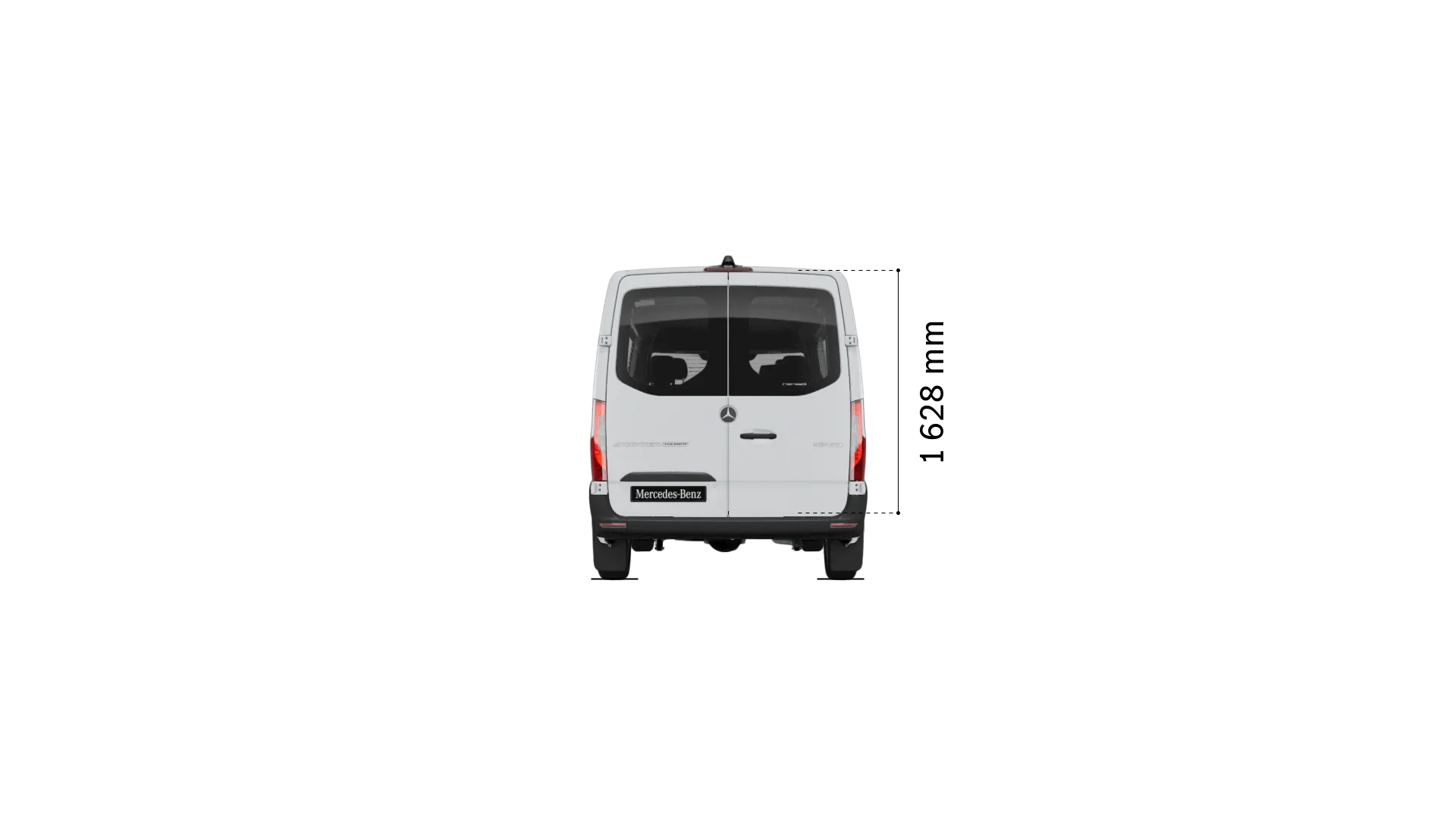 Mercedes-Benz sprinter tourer: altura do espaço de carga
