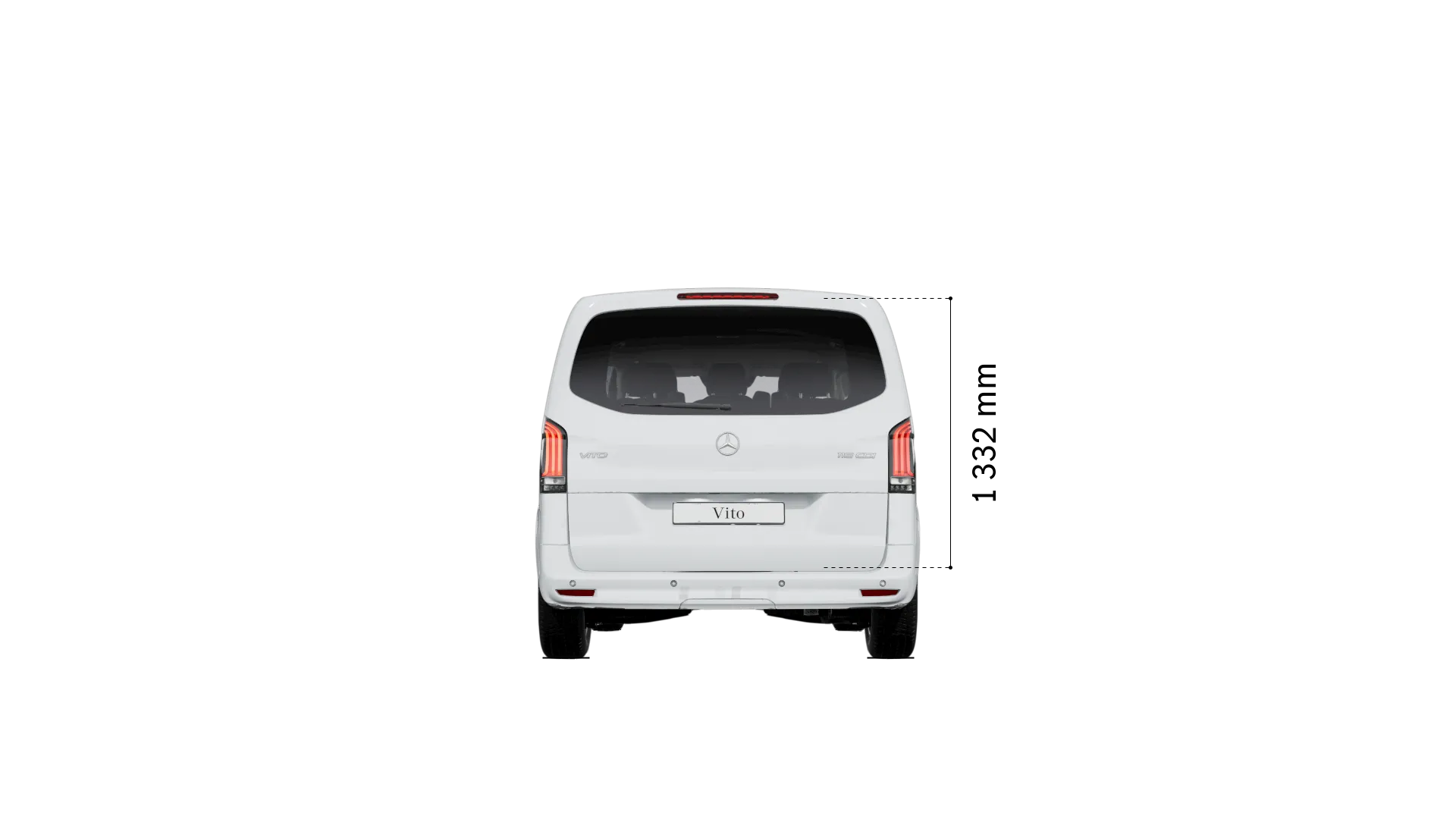 Mercedes-Benz vito mixto: höjd lastutrymme