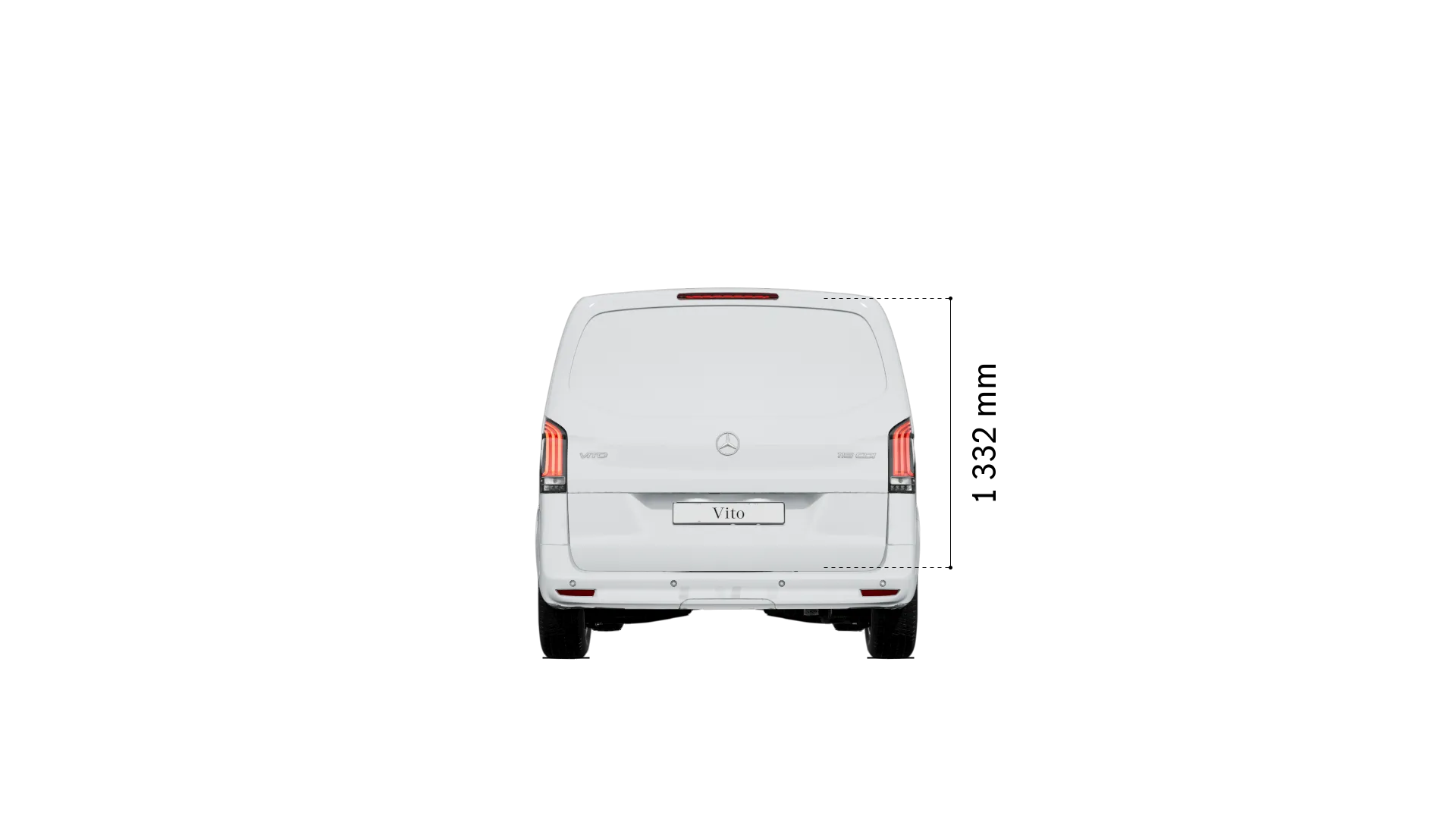 Mercedes-Benz vito mixto: höjd lastutrymme