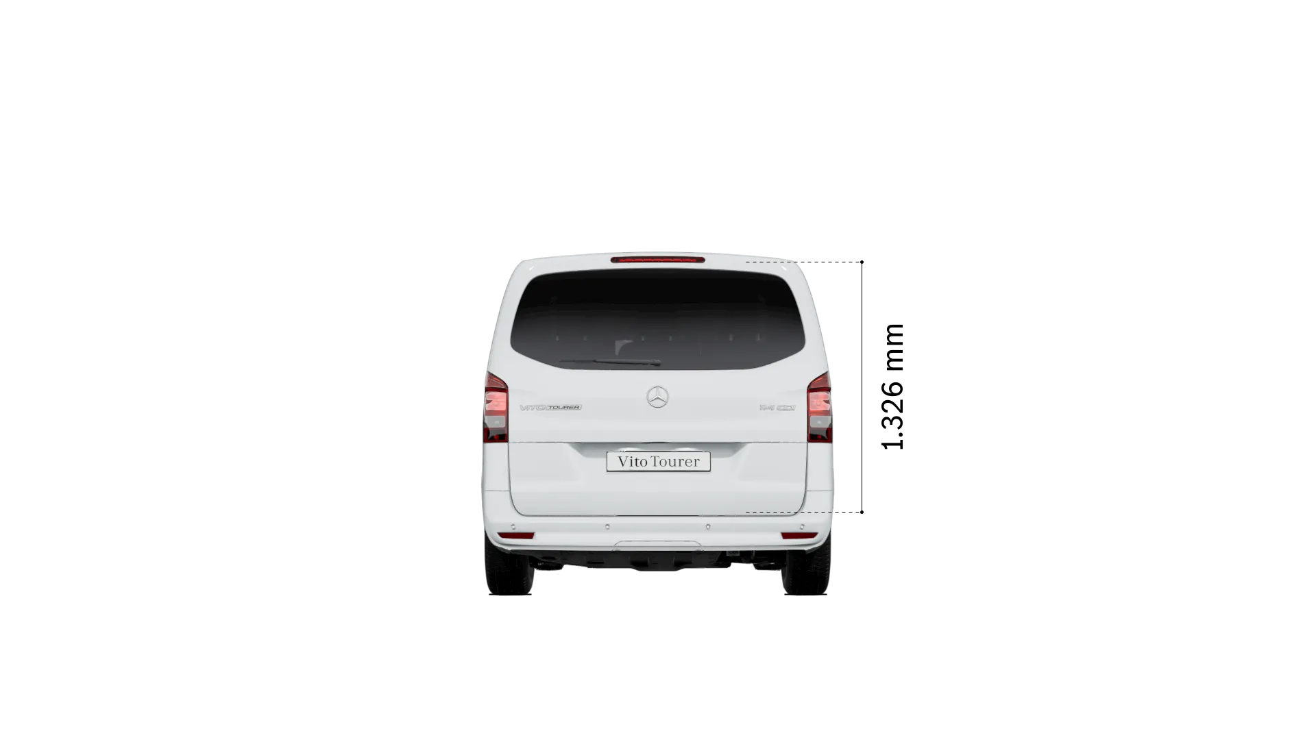 Mercedes-Benz vito tourer: yükleme alanı yüksekliği
