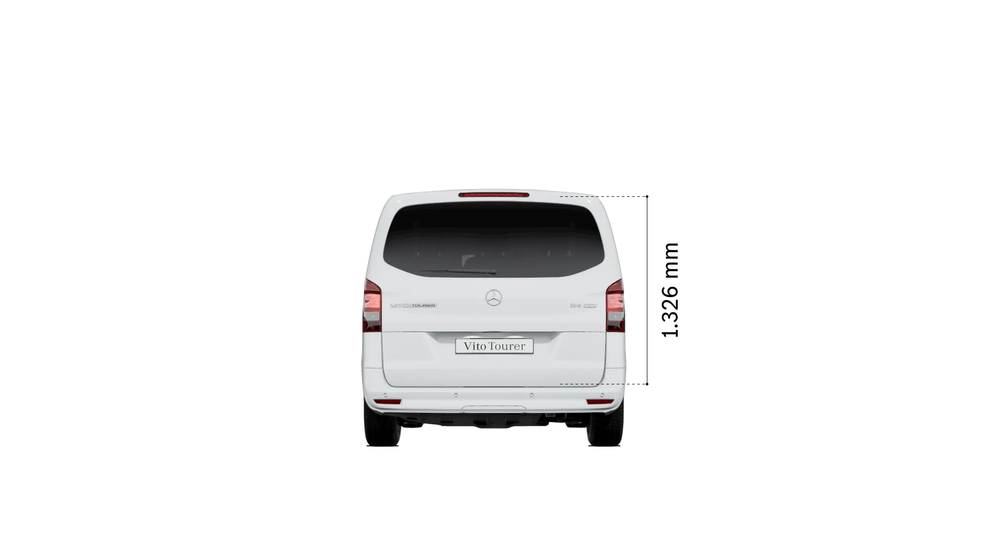 Mercedes-Benz vito tourer: yükleme alanı yüksekliği