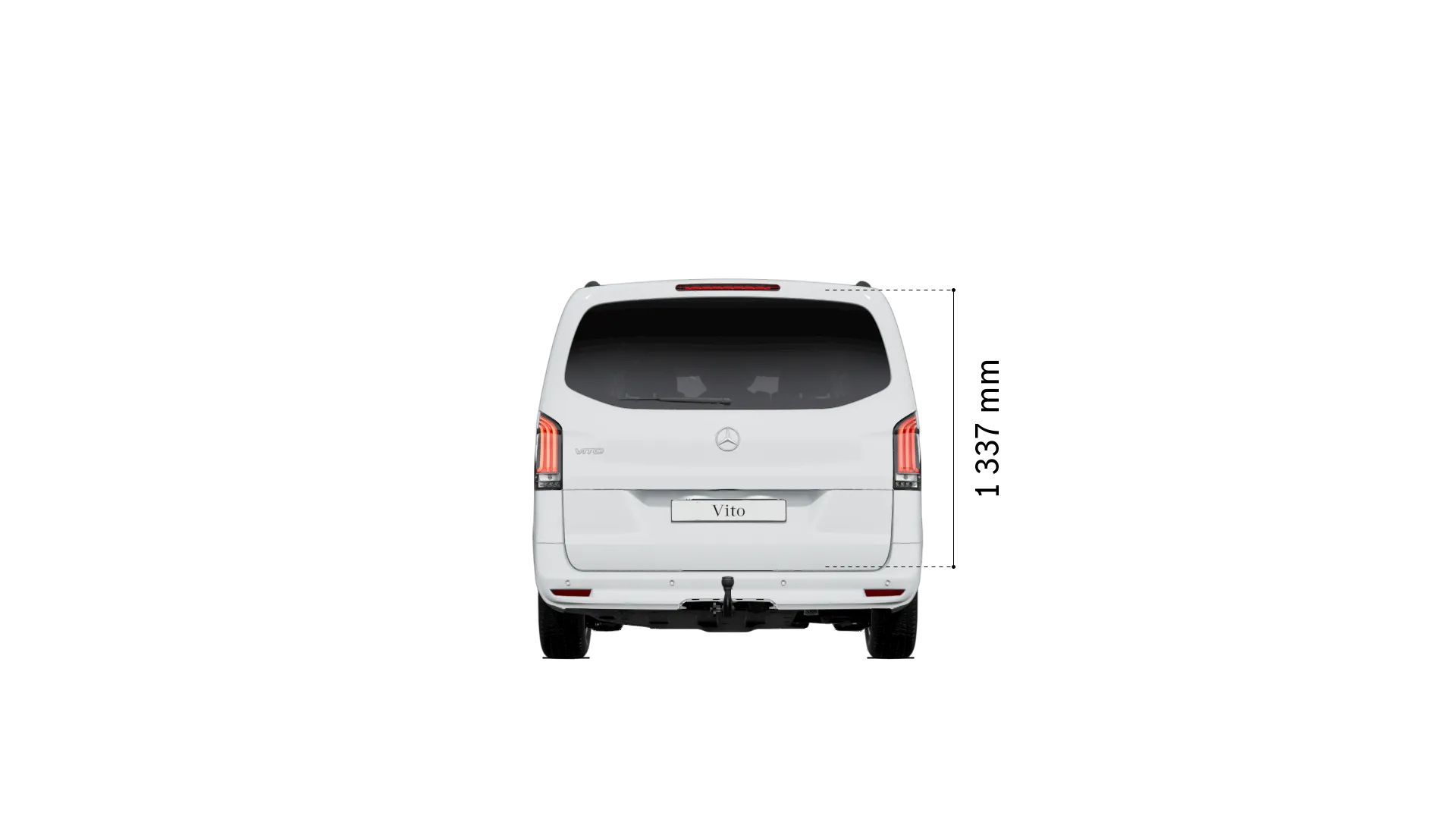 Mercedes-Benz vito mixto: loading space height