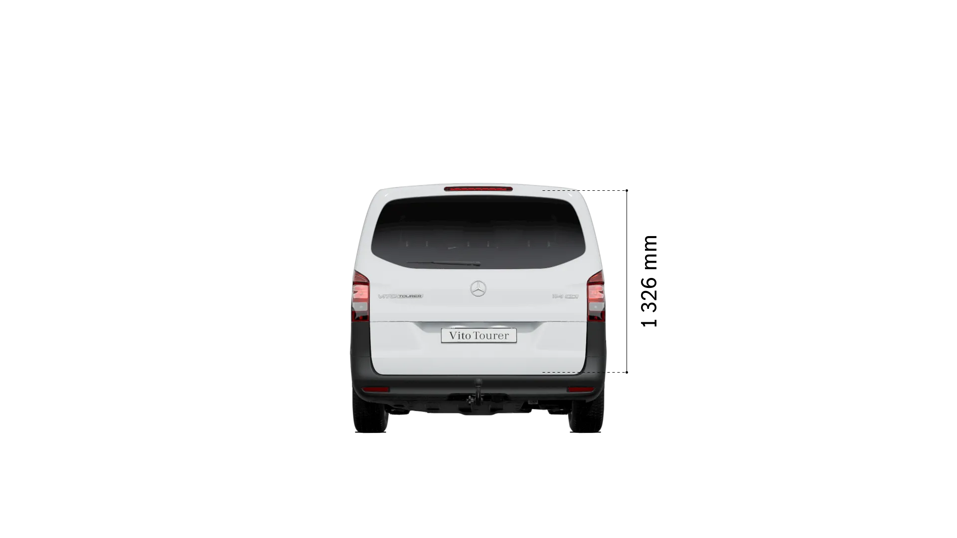 Mercedes-Benz vito tourer: loading space height